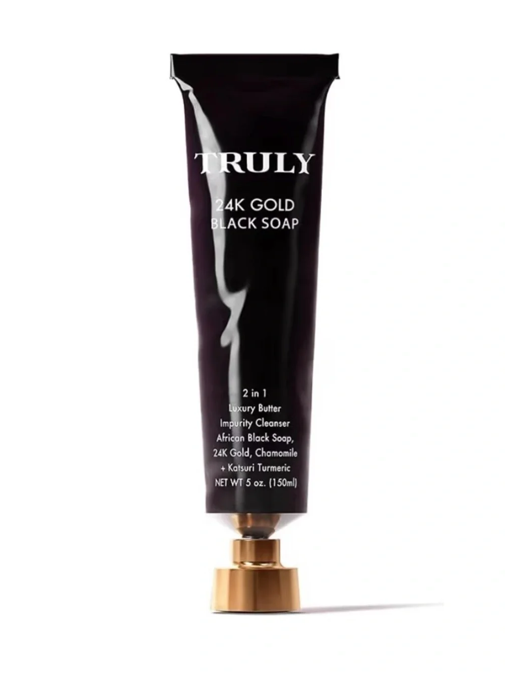 TRULY 24K Gold Black Soap - 2 in 1 Luxure Butter Impurity Cleanser - Picture 1 of 4